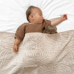 Bo & Ko Mohimohi Woven Pēpi Blanket