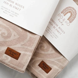 Bo & Ko Mohimohi Woven Pēpi Blanket