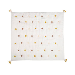 Crane Pom Pom Quilt