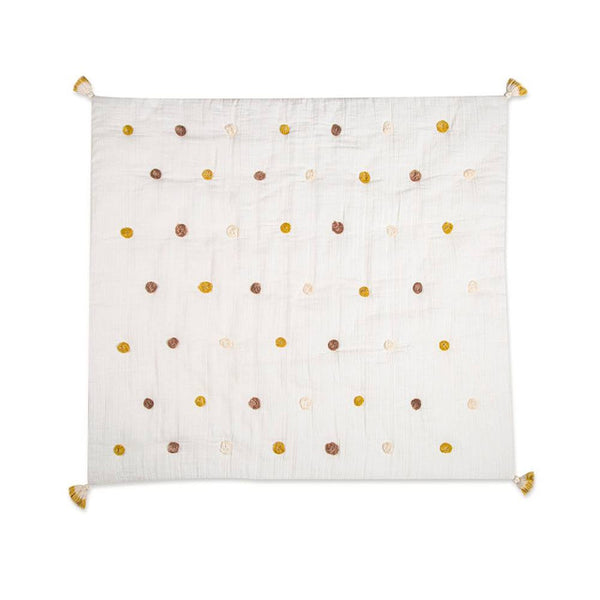 Crane Pom Pom Quilt