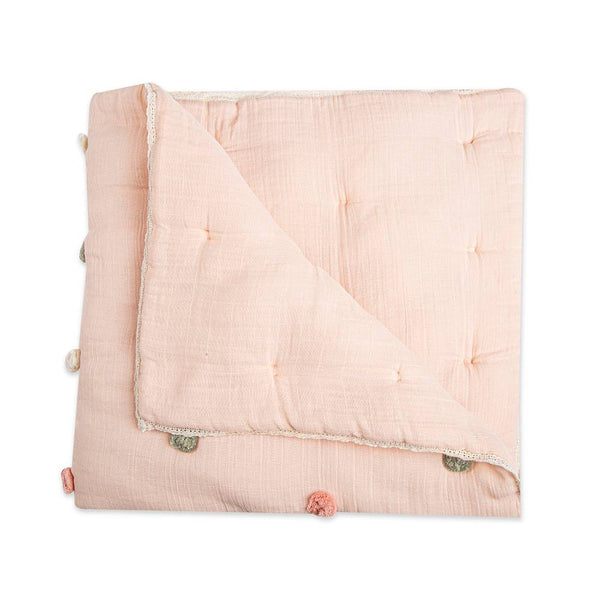 Crane Pom Pom Quilt