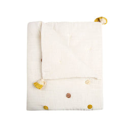 Crane Pom Pom Quilt