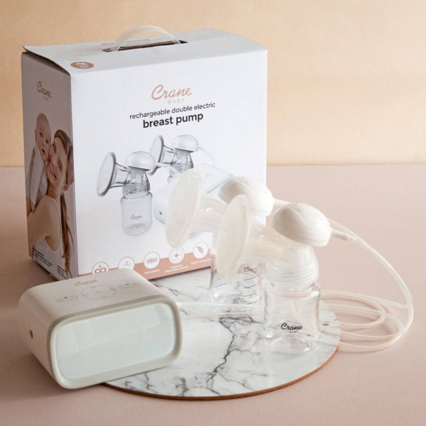 Crane Baby Rechargeable Double Electric Breast Pump