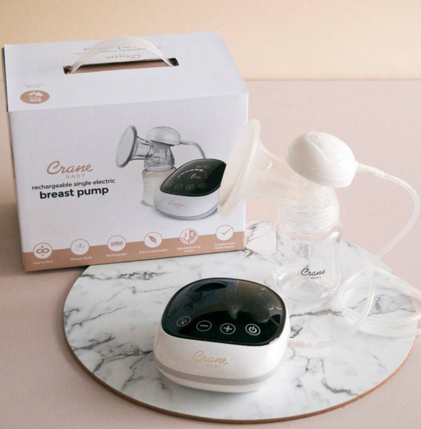 Crane Baby Rechargeable Single Electric Breast Pump