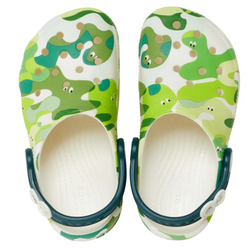 Crocs Classic Glow Slime Monsters Clogs- Glow Green