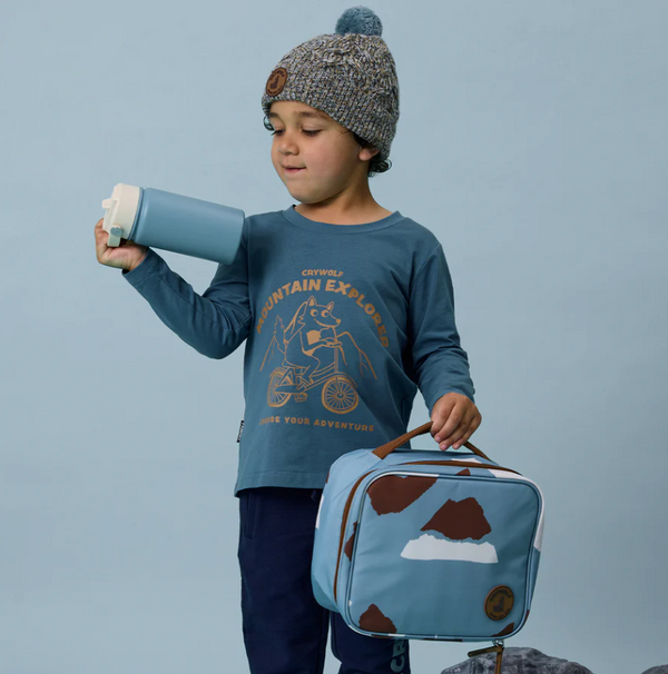Cry Wolf Drink Bottle and Lunch Bag Set