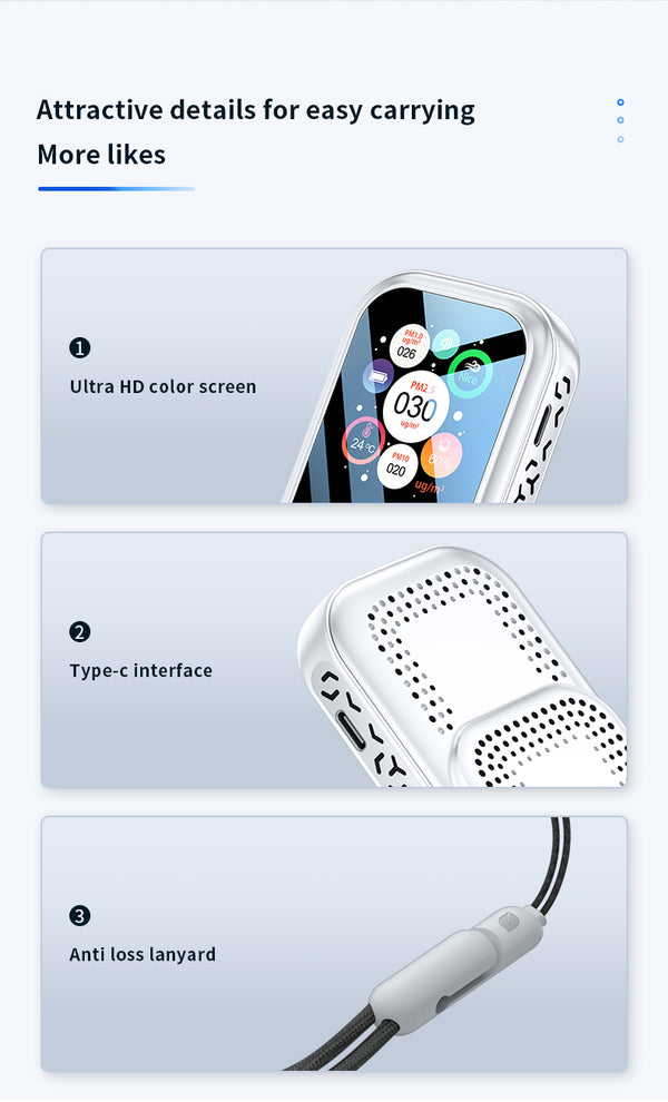 The MINI Portable baby Air Quality Monitor