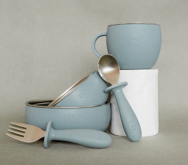 Ease Baby Stainless Steel Toddler Feeding Bundle