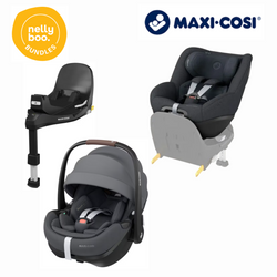 Maxi Cosi Slide Tech Complete Bundle (Black, Graphite, Green and Truffle)