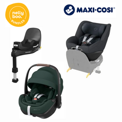 Maxi Cosi Slide Tech Complete Bundle (Black, Graphite, Green and Truffle)