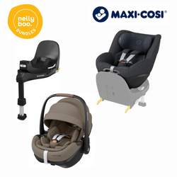 Maxi Cosi Slide Tech Complete Bundle (Black, Graphite, Green and Truffle)