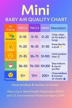The MINI Portable baby Air Quality Monitor