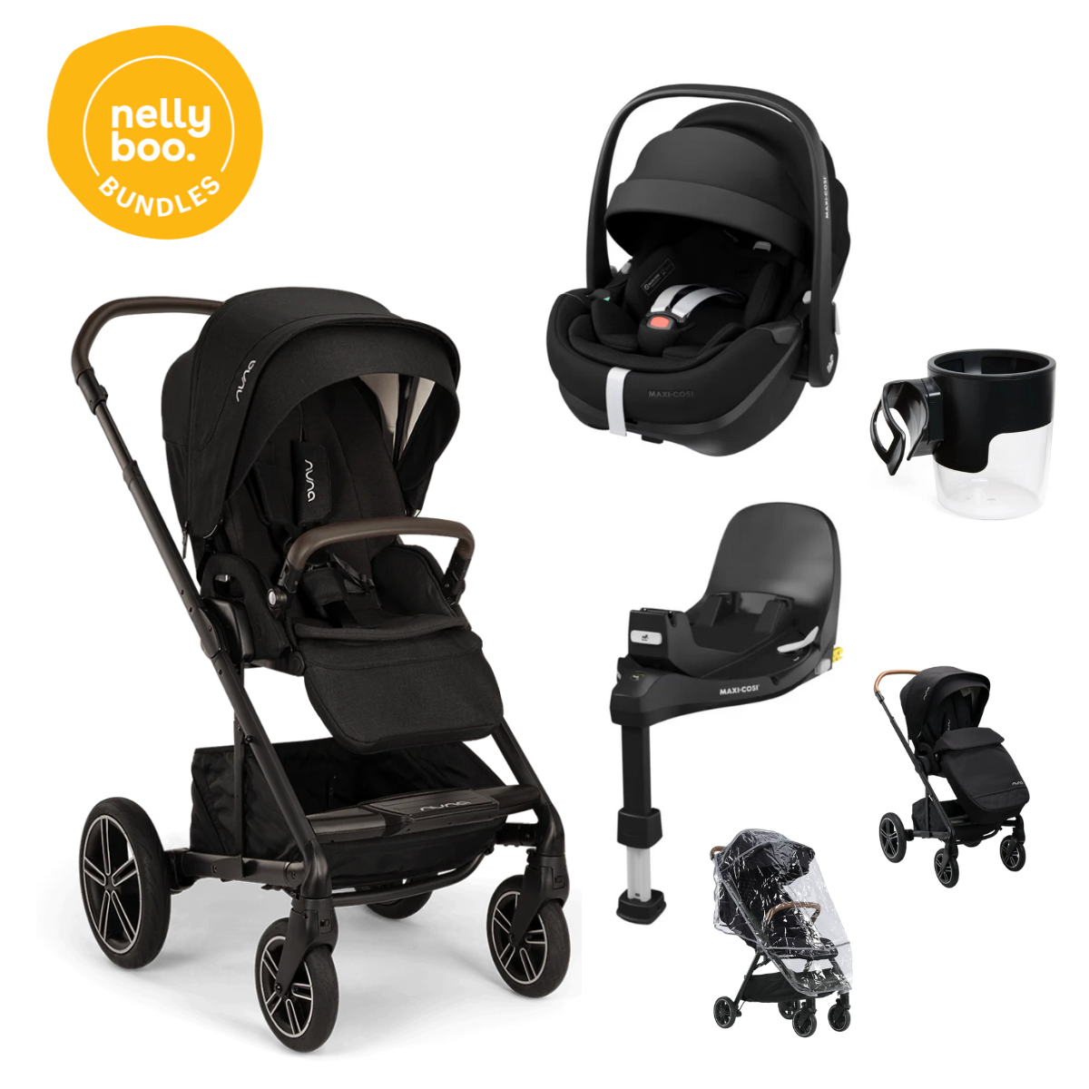 Nuna Mixx Bundle with Maxi Cosi Slide Tech Capsule and Base