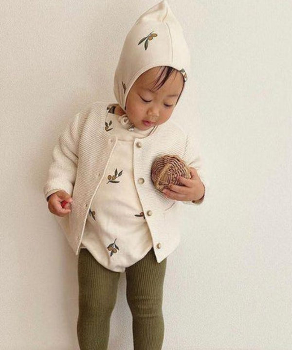 Organic Zoo Olive Garden Pixie Bonnet
