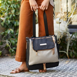 Petunia Pickle Bottom Pivot Backpack - Sand / Black