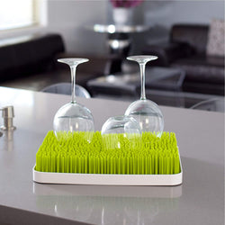 Boon Lawn Countertop Drying Rack (Green/White)