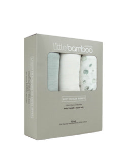 Little Linen Company Little Bamboo Muslin Wrap 3 pk