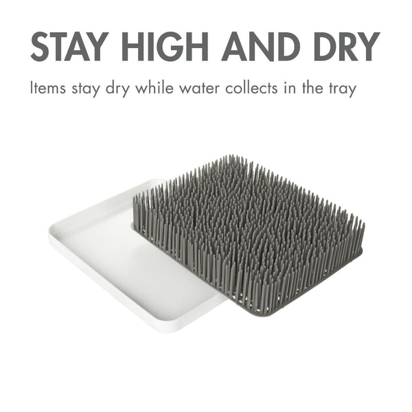 Boon Lawn Countertop Drying Rack (Stormy Grey)