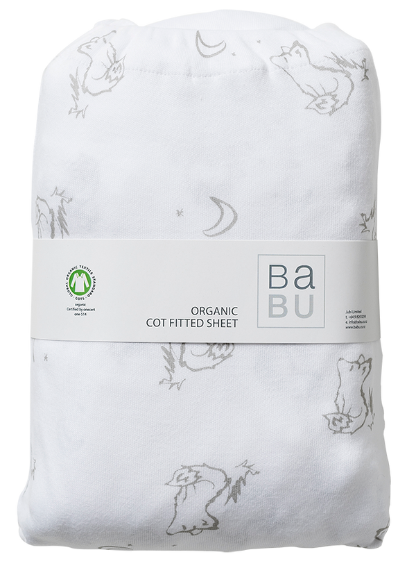 Babu Organic Cot Fitted Sheet