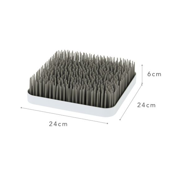 Boon Grass Countertop Drying Rack Stormy Grey