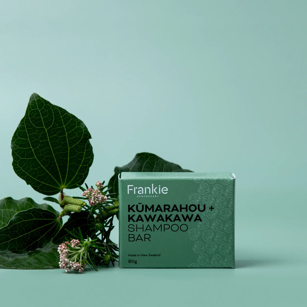 Frankie Apothecary Kumarahou + Kawakawa Shampoo Bar 80g