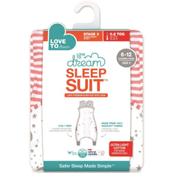Love To Dream Sleep Suit™ Lite 0.2 Tog - Grey
