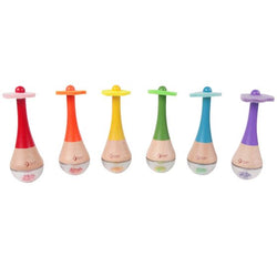 Classic World Rainbow Maracas (Assorted Colours)