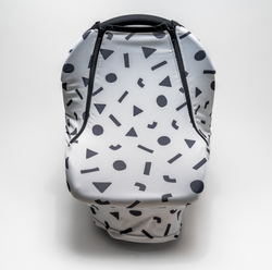 Nelly Boo Capsule Cover - All Seasons with Insect Net in Confetti White