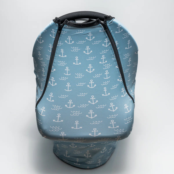 Nelly Boo Capsule Cover - All Seasons with Insect Net in Sea Anchor