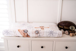 Saylor Mae Fitted Bassinet Sheet/Change Mat Cover - Oaklynn