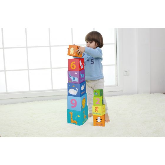 Classic World Stacking Cubes