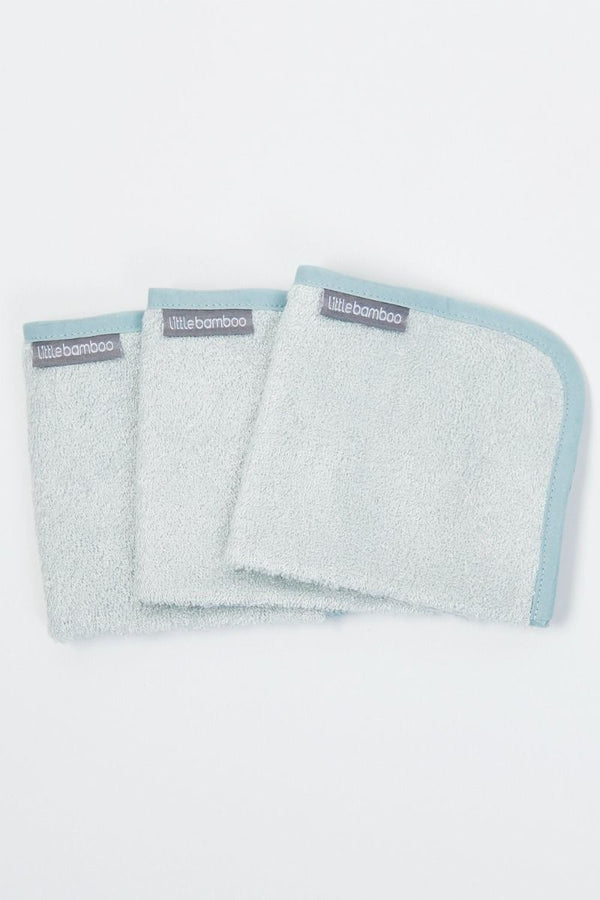 Little Linen Company Little Bamboo Towelling Washer 3pk
