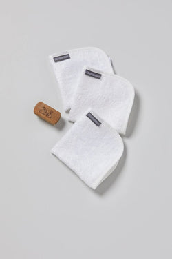 Little Linen Company Little Bamboo Towelling Washer 3pk