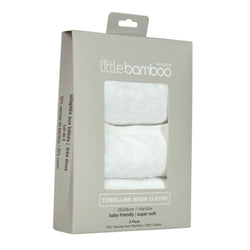 Little Linen Company Little Bamboo Towelling Washer 3pk