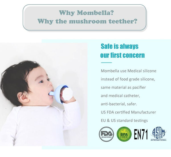 Mombella Mushroom Soothing Teether