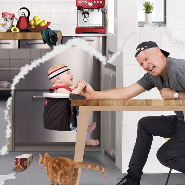 Phil & Ted's Lobster Portable Highchair (Available in red or Black)
