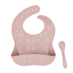 Silicone Bib with spoon