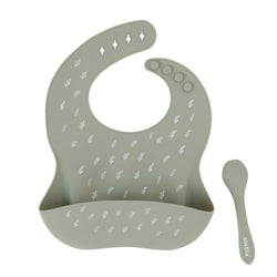 Silicone Bib with spoon