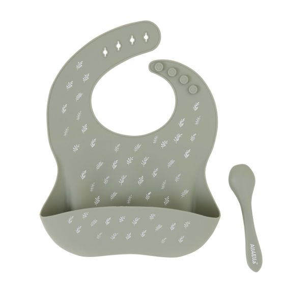 Silicone Bib with spoon