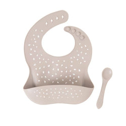 Silicone Bib with spoon