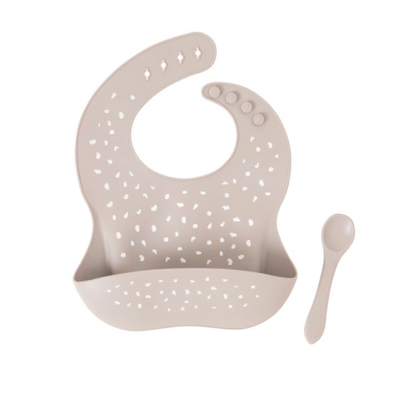 Silicone Bib with spoon