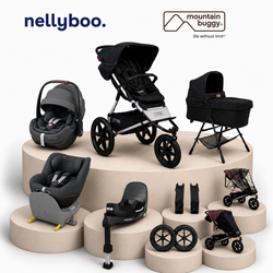 Mountain Buggy Terrain™ V4 Ultimate Bundle with maxi Cosi Slide Tech Capsule, Base and Car Seat