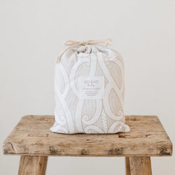 Bo & Ko Fitted Cot Sheet - Te Pātiki Mocha