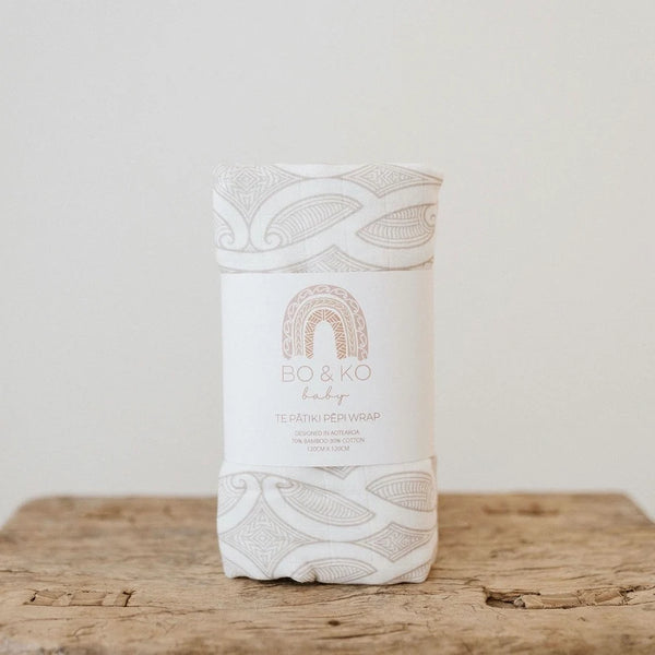 Bo & Ko Te Pātiki Pēpi Wrap