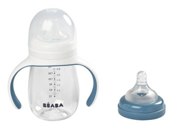 Beaba 2 in 1 Bottle to Sippy Learning Cup 210ml