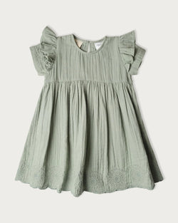 Babu Muslin Charlotte Dress Short Sleeve