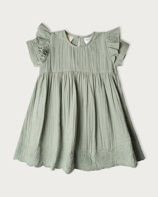 Babu Muslin Charlotte Dress Short Sleeve