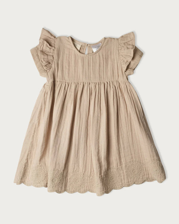 Babu Muslin Charlotte Dress Short Sleeve