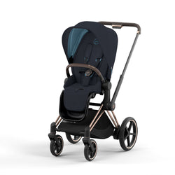 Cybex EPriam Pram Chassis + Seat frame 2022 in Rose Gold + Seat Pack 2022