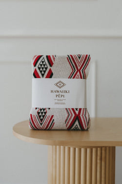 Hawaiiki Pēpi Tino Niho 100% Knitted Cotton Blanket